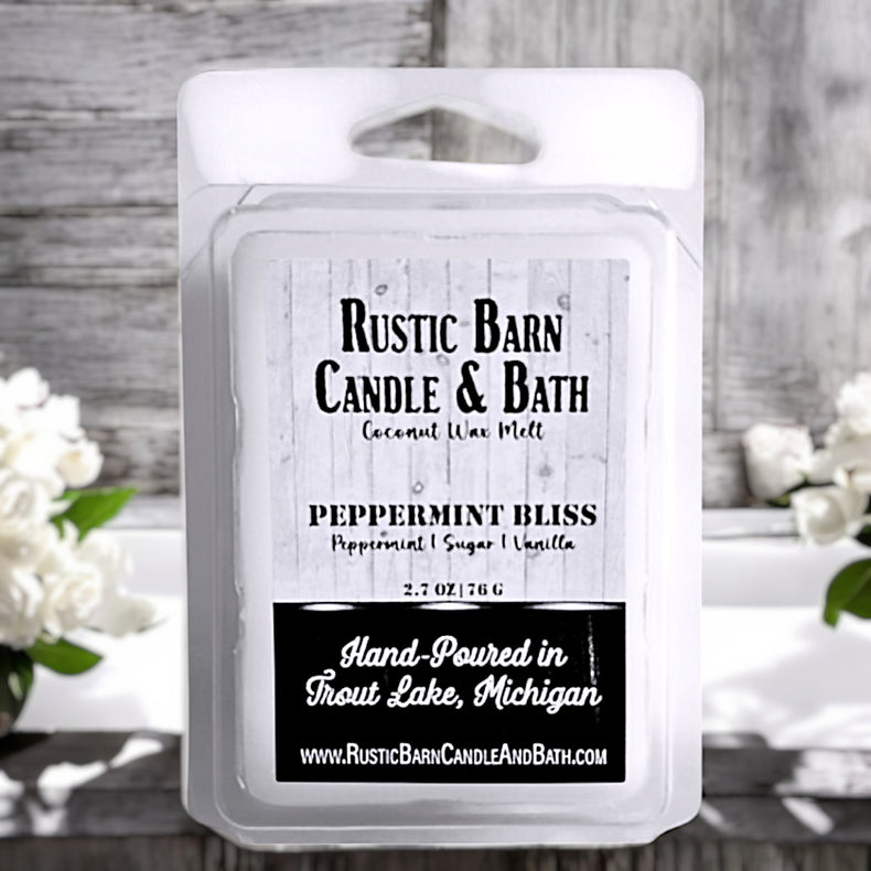Peppermint Bliss Wax Melt - Peppermint, Sugar & Vanilla