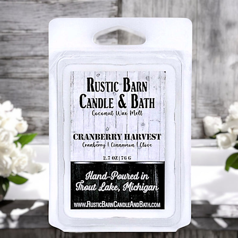 Cranberry Harvest Wax Melt - Cranberry, Cinnamon & Clove