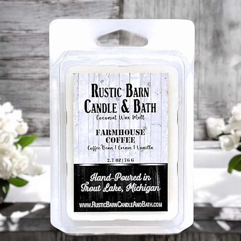 Farmhouse Coffee Wax Melt - Coffee, Cream & Vanilla