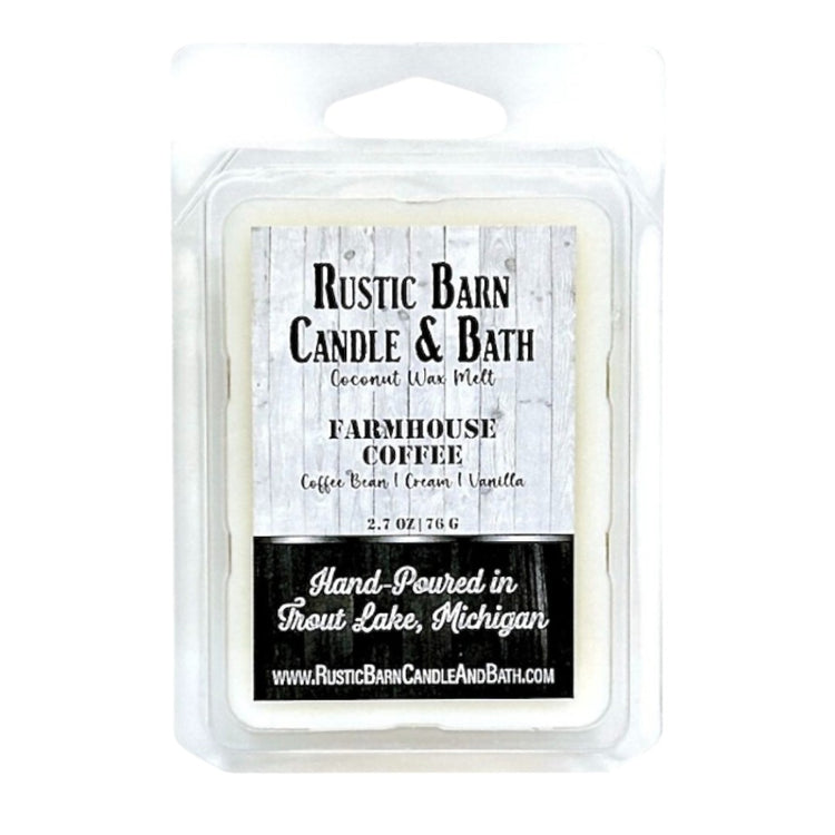 Farmhouse Coffee Wax Melt - Coffee, Cream & Vanilla