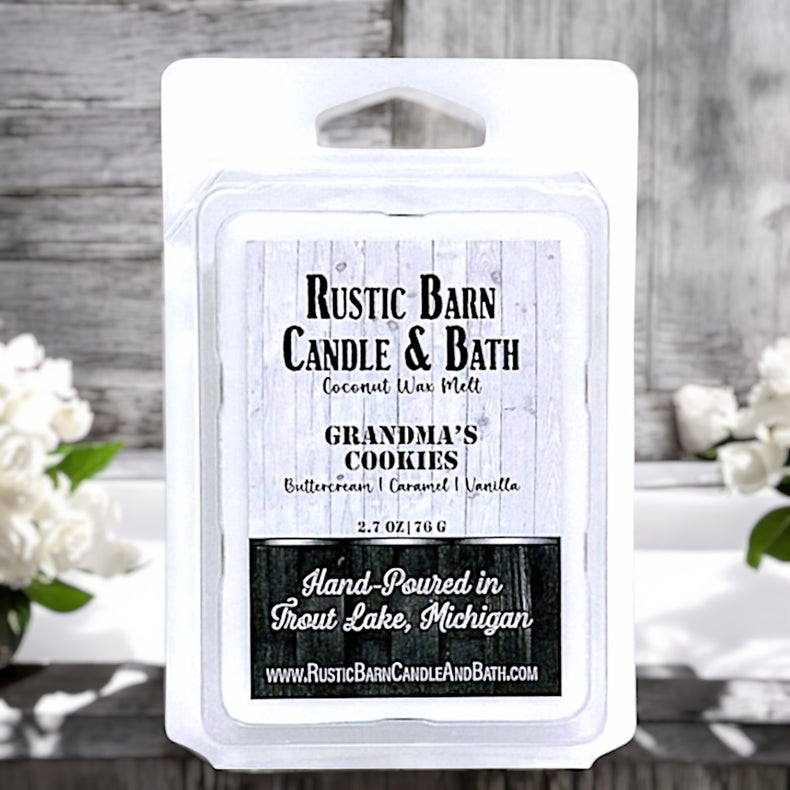 Grandma’s Cookies Wax Melt - Buttercream, Sugar Cookie & Vanilla