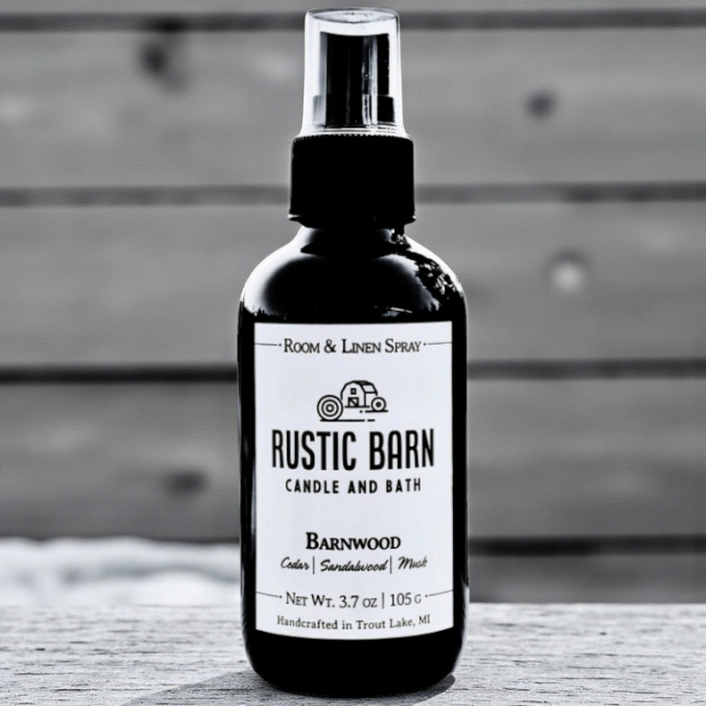 Barnwood Room + Linen Spray - Cedar, Sandalwood & Amber
