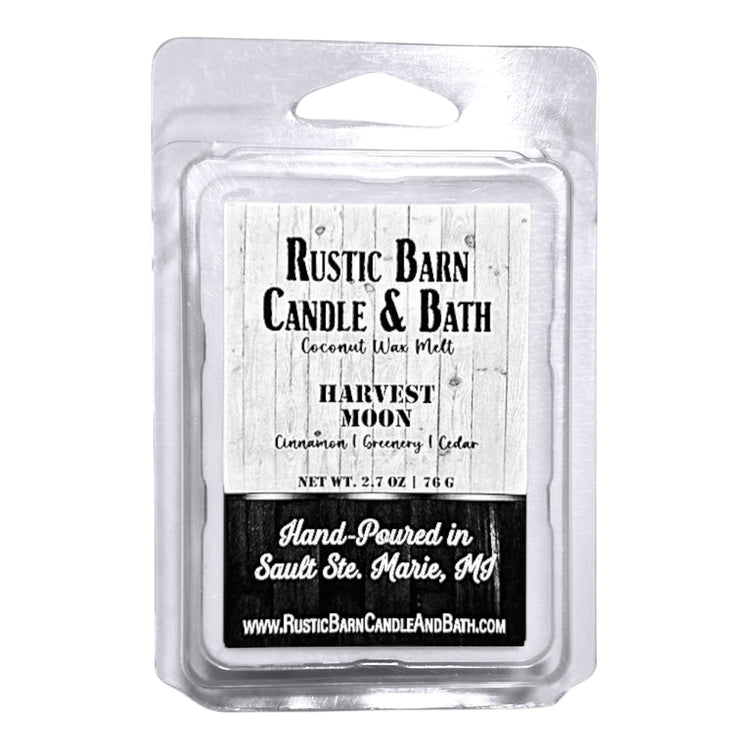 Harvest Moon Wax Melt - Cinnamon, Greenery & Cedar