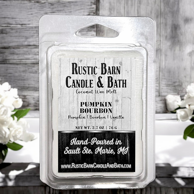 Pumpkin Bourbon Wax Melt - Pumpkin, Bourbon & Brown Sugar
