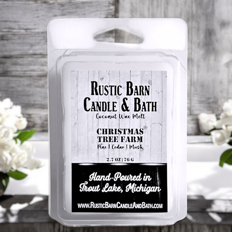 Christmas Tree Farm Wax Melt - Pine, Cedar & Musk