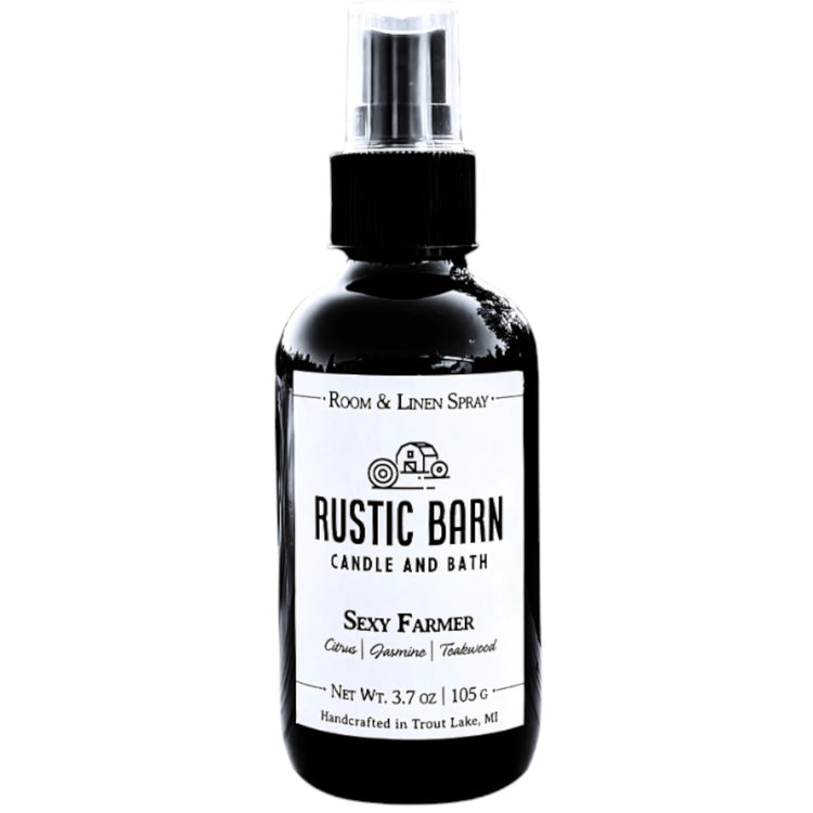 Sexy Farmer Room + Linen Spray - Citrus, Jasmine & Teakwood