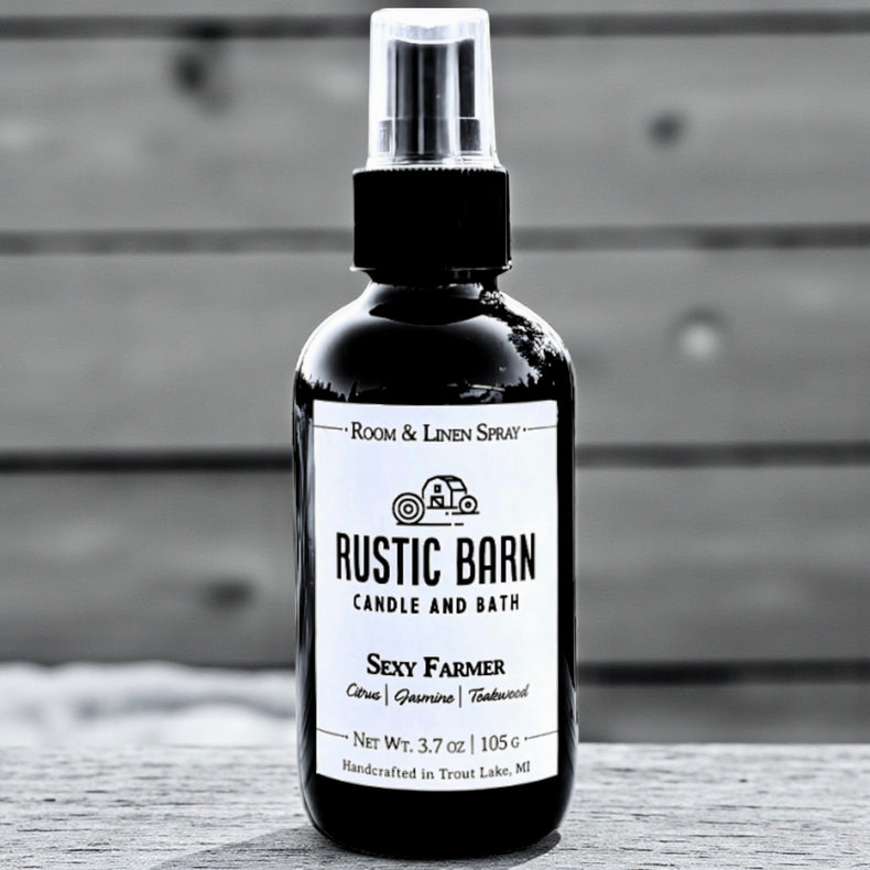 Sexy Farmer Room + Linen Spray - Citrus, Jasmine & Teakwood