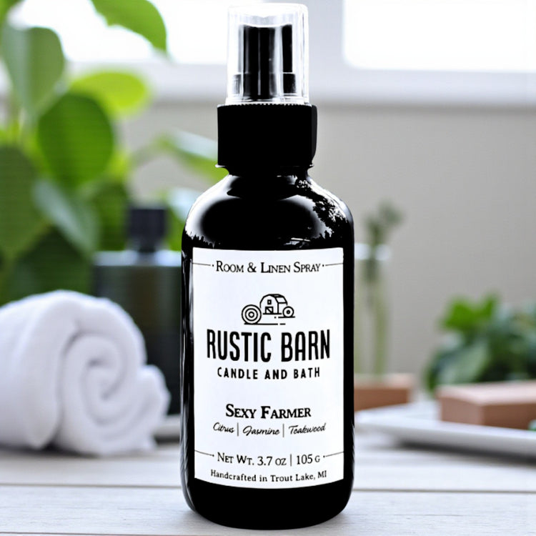 Sexy Farmer Room + Linen Spray - Citrus, Jasmine & Teakwood