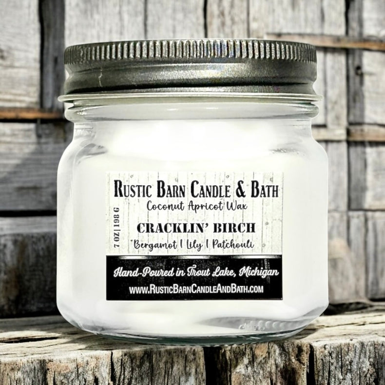 Cracklin’ Birch Candle - Bergamot, Lily & Patchouli
