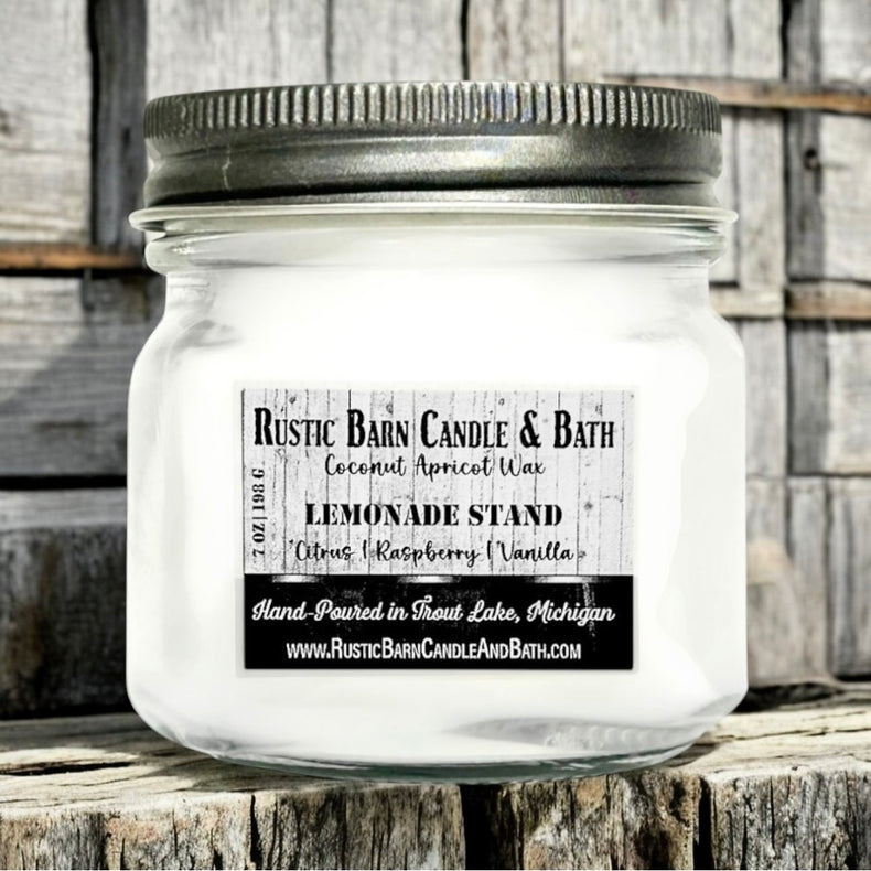 Lemonade Stand Candle - Citrus, Raspberry & Vanilla