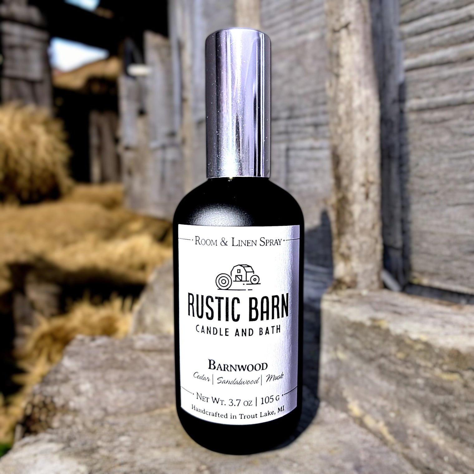 BARNWOOD - ROOM AND LINEN SPRAY (4 OZ)