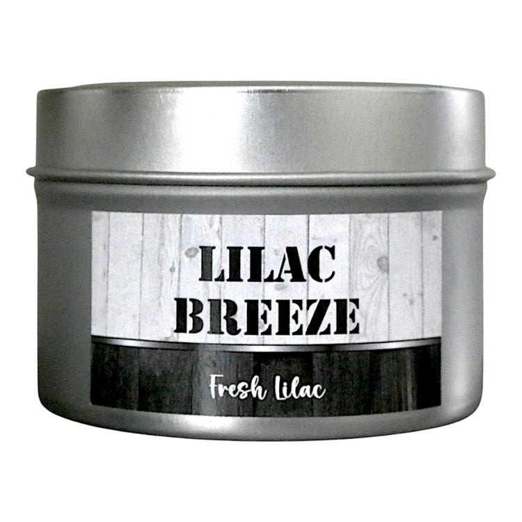 Lilac Breeze Tin Candle - Clover, Lilac & Violet