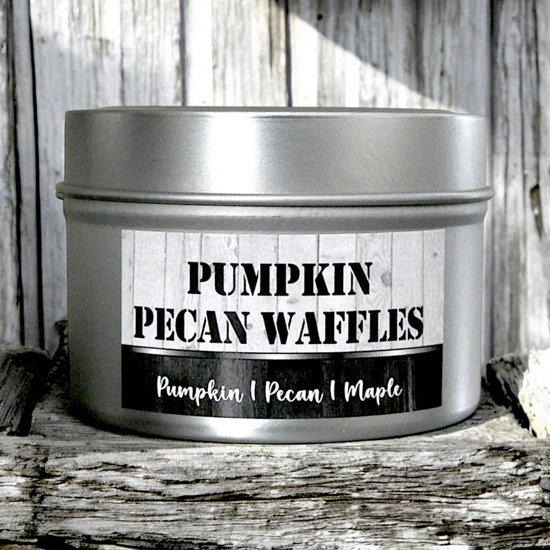 Pumpkin Pecan Waffles Tin Candle - Pecan, Pumpkin & Maple