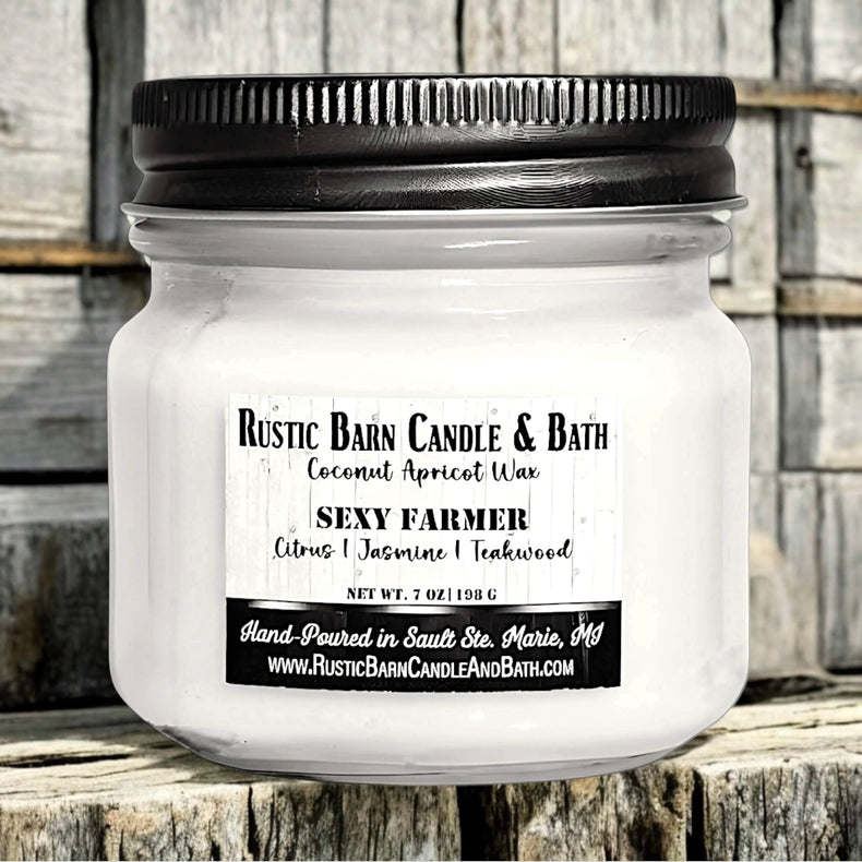 Sexy Farmer Candle - Citrus, Jasmine & Teakwood